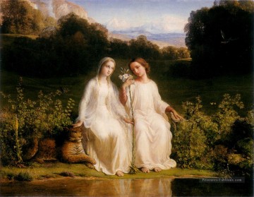 poème de l’amère vierge Anne François Louis Janmot Peinture à l'huile